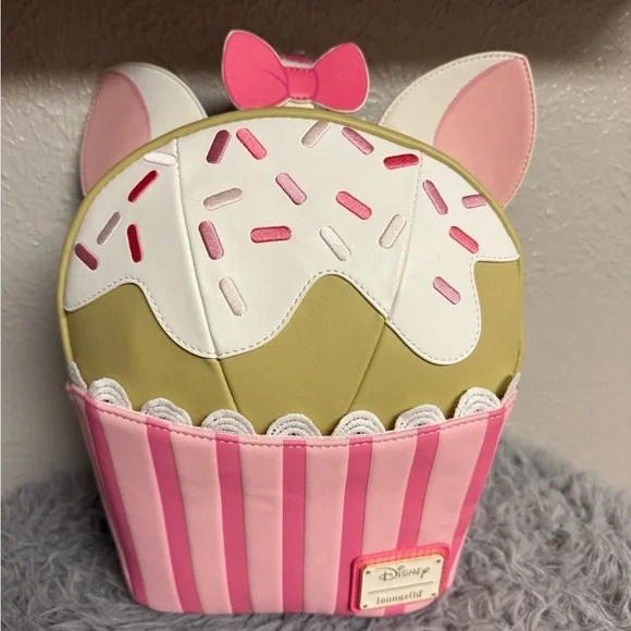 Disney Marie Cupcake Loungefly Backpack - Picture 6 of 6